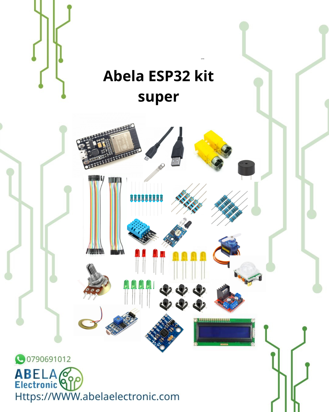 Abela ESP32 kit super Component