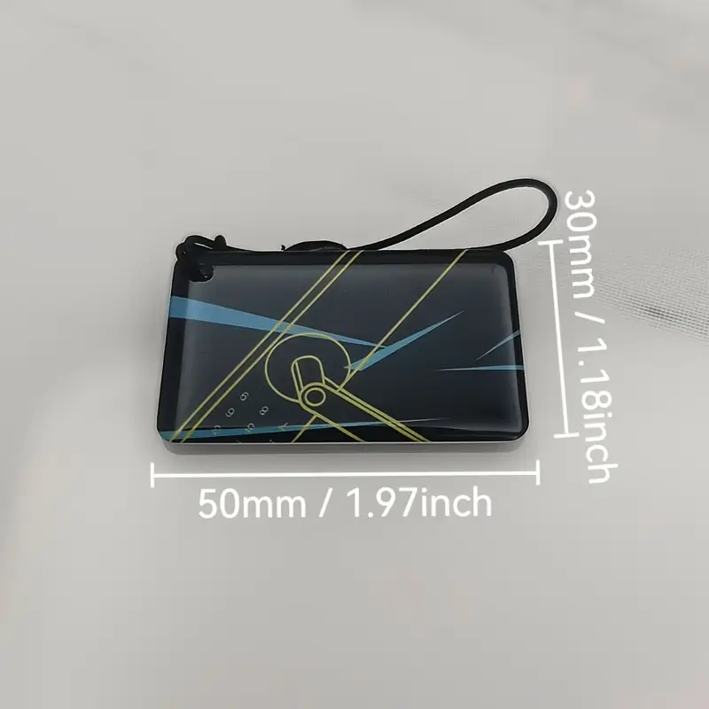 NFC, Featuring 13.56Mhz Mifare 1K S50 Access Fobs, Sturdy Epoxy RFID Key Cards Measuring 50X30Mm with Elastic Strings, D