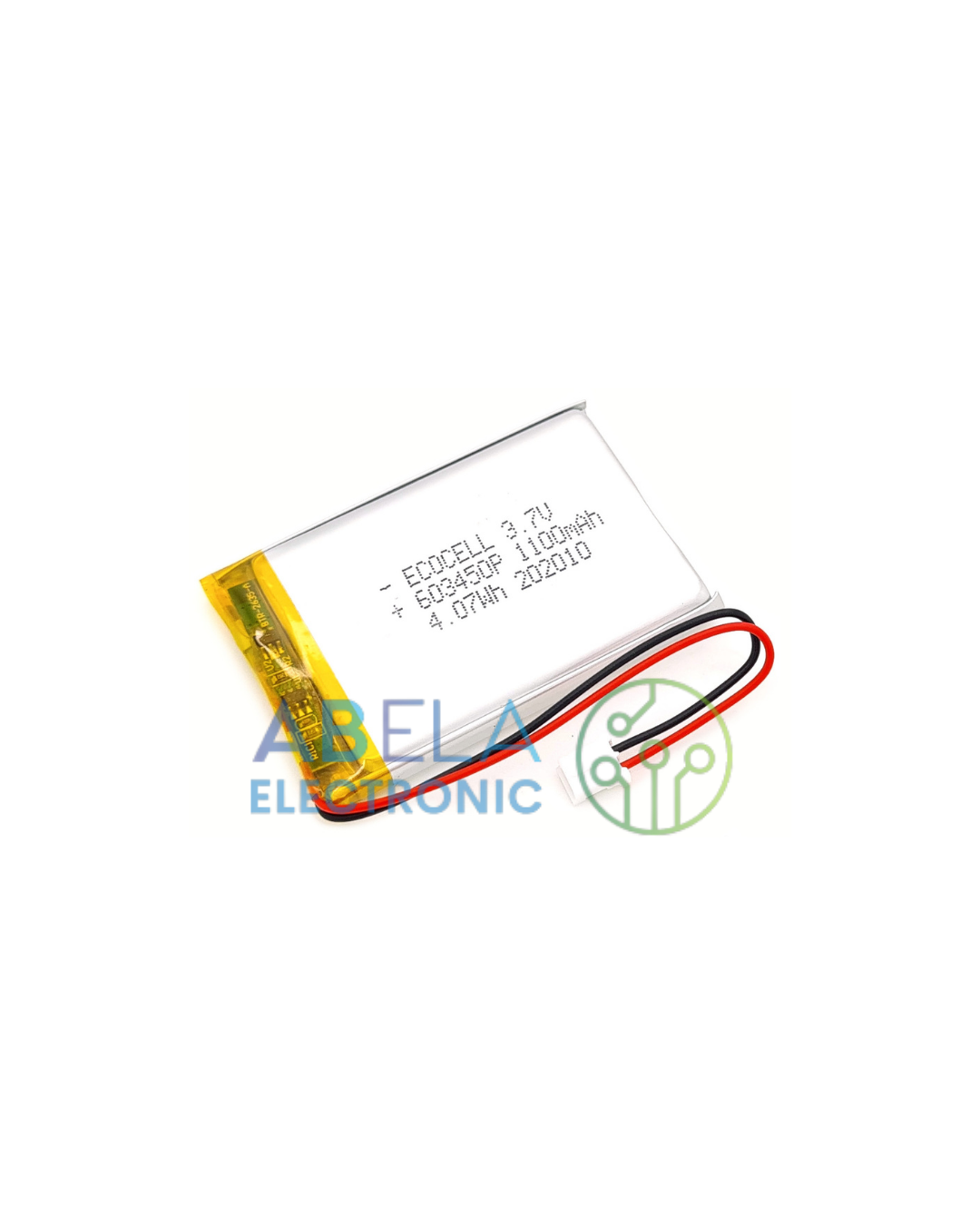 Li-Polymer lipo 3.7V 1100mAh Rechargeable Battery