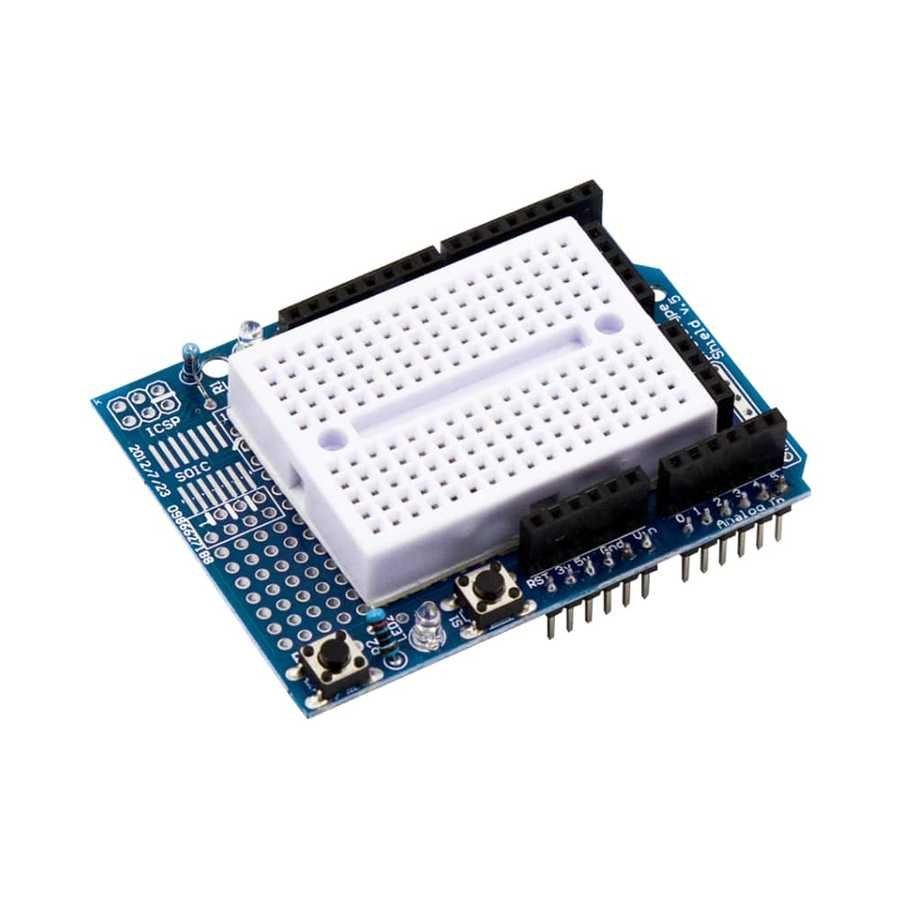 UNO R3 ProtoShield Shield With mini Breadboard