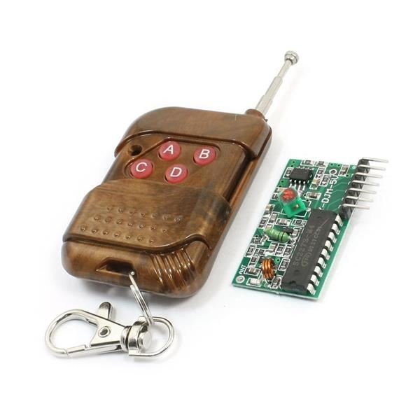 4-KEY WIRELESS RF MODULE 433MHZ REMOTE CONTROL