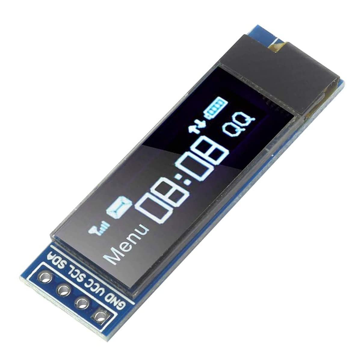 0.91 INCH 128X32 I2C IIC SERIAL OLED LCD DISPLAY MODULE (BLUE)