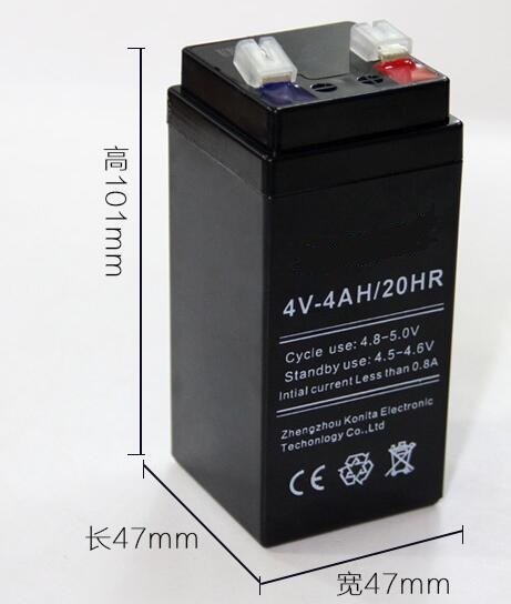 4V 4Ah lead acid battery rechargeable battery