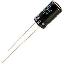 CAPACITOR 100uF, 16V