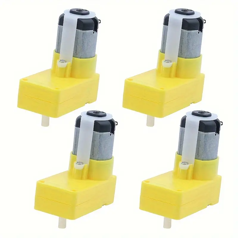 Gear Motor Dual Shaft 3-6V TT Motor, for Aircraft Toys/Robotic Body/Four-Wheel Drive Toy Car,