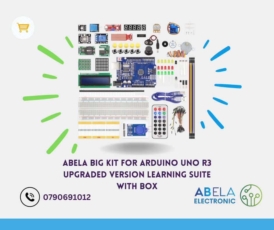 Abela Big Kit for Arduino UNO R3 Upgraded Version Learning Suite With Box