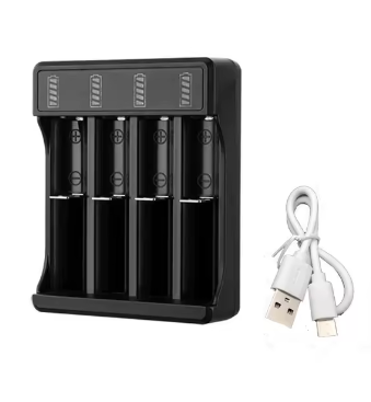 3.7V USB Smart Battery Charger 4 slots 18650 Charger Lii-PD4 USB Independent Charging Electronic