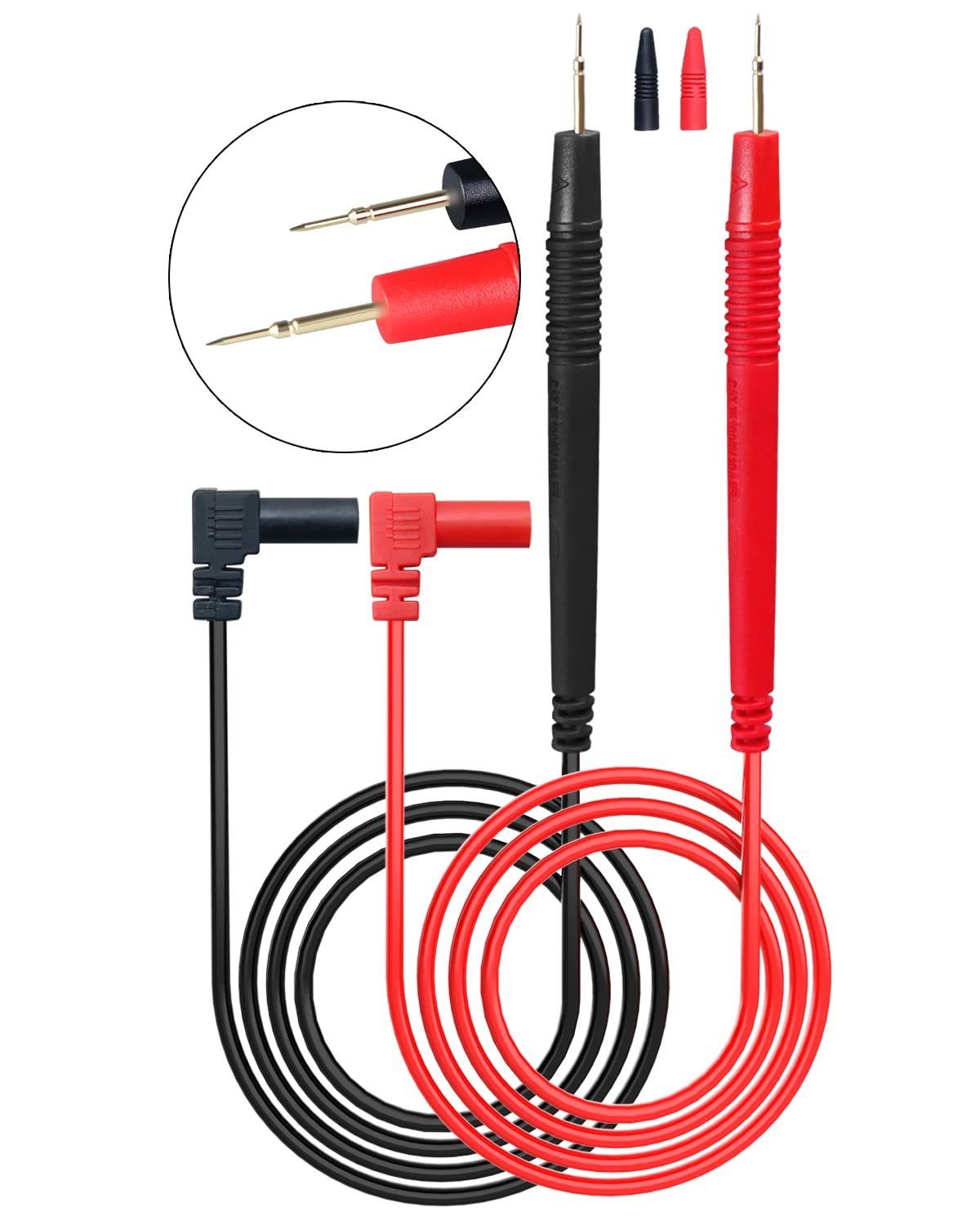 Multimeter test wire Leads Pen 1000V 10A For A830L DT830B 9205A Multimeter small probe wire connection wire meter rod pe