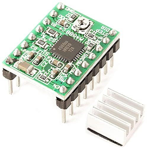 Chinese Chip with Retail Package Green A4988 Stepper Motor Driver (with Heatsink,1.5A)