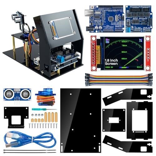 Simulation Radar Ultrasonic Maker Diy Learning Kit for Arduino