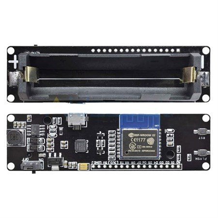 WEMOS ESP-WROOM-02 main board, D1 Mini WiFi Module, ESP8266 +18650 Battery Cover
