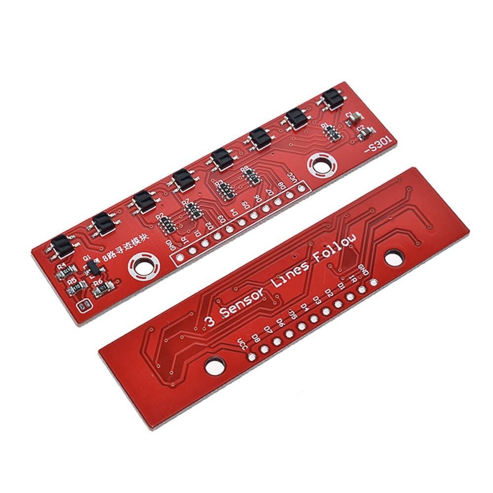 line following QTR-8RC sensor module