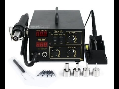 KADA 852D+ Soldering SMD Station BGA Rework SMT Welder 852 heat gun