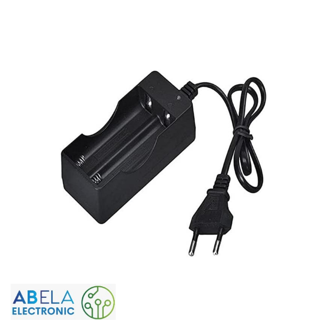 DUAL CHARGER FOR 18650 3.7V RECHARGEABLE LI-ION BATTERY