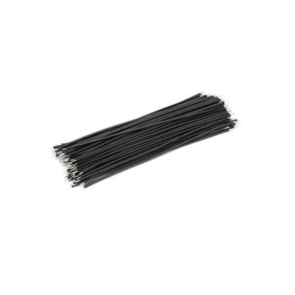 Bundle 24 AWG 15 cm Electric Wire Cable Tinning Black
