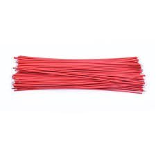 Bundle 24 AWG 15 cm Electric Wire Cable Tinning Red