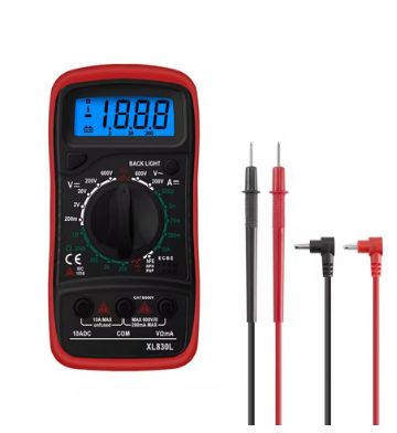 Red XL830L Handheld Digital Multimeter (without battery, bubble bag)