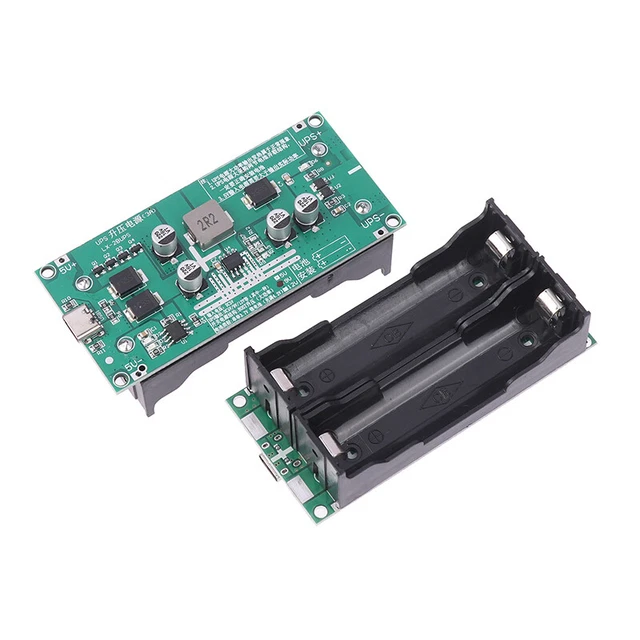 Type-C 15W 3A 18650 Lithium Battery Charger Module DC-DC Step Up Booster Fast Charge UPS Power Supply/Converter  12V