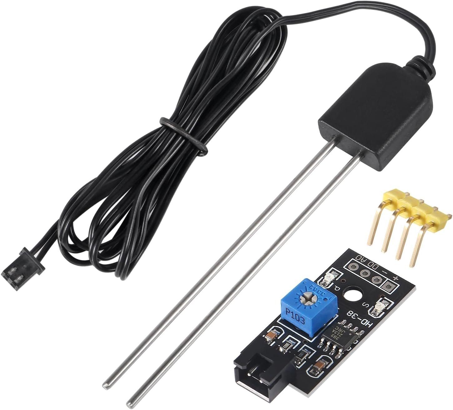 Soil Moisture Sensor Detector Module Soil Moisture Humidity Test Sensor with 1.3M Cable