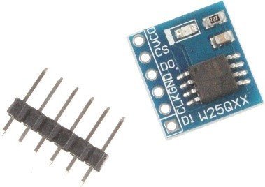 W25Q64 64Mbit (8MByte) Flash Memory Module Compatible for SPI Interface