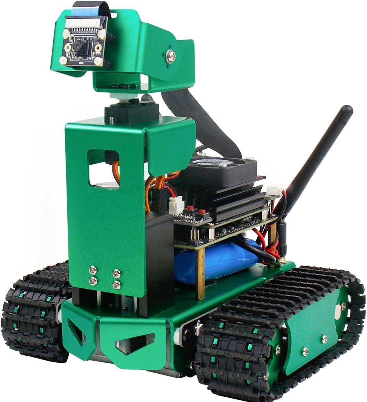 Yahboom Jetson Nano Robot Kit AI Smart Robotic Car Tank Chassis for Adults 3DOF Camera STEM Programmable Electronics Sci