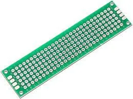 DOUBLE SIDED GREEN PCB 2X8 CM