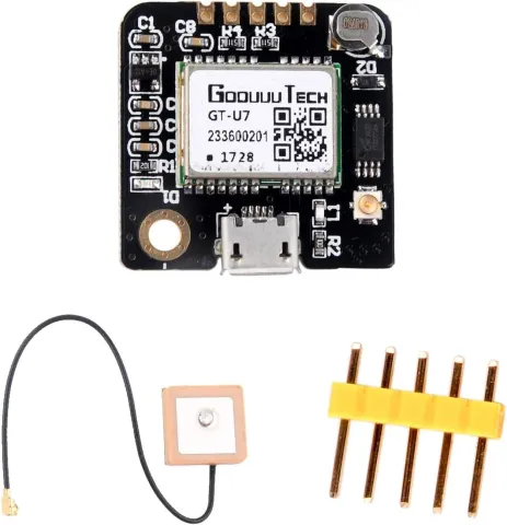 GPS Serial GPS Module APM2.5 Flight Control GT-U7 Module with Ceramic Antenna for DIY Handheld Positioning System