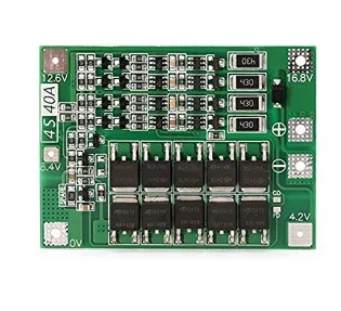 BMS 4 Series 40A 18650 Lithium Battery Protection Board 14.8V 16.8V with Balance for Drill Motor Lipo Cell Module