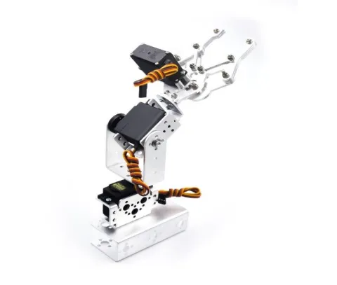 Not Assembly Full Set DIY 3DOF Robot Arm Manipulator Claw +3pcs MG995+3pcs Servo Horn (ND003 SET=1*ND003+3*AA022+3*NC088)