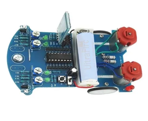 DIY Kits D2-6 Bluetooth Remote Control Intelligent Car 51 MCU (without battery)