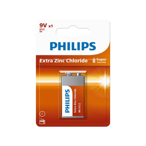 Philips Longlife Battery 6F22L1B/10  9V 150mAh