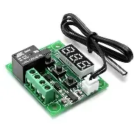 W1209 DC 12V heat cool tempthermostat temperature control switch temperature controller thermometer thermo controller 50CM(Red